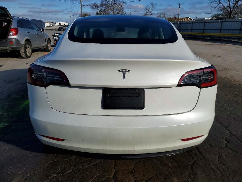 2023 Tesla Model 3 VIN 5YJ3E1EAXPF586790 COPART salvage auction — SIDE, IL - SALVAGE CERTIFICATE, sold $8,900 on 2026-07-08 (photo 6)