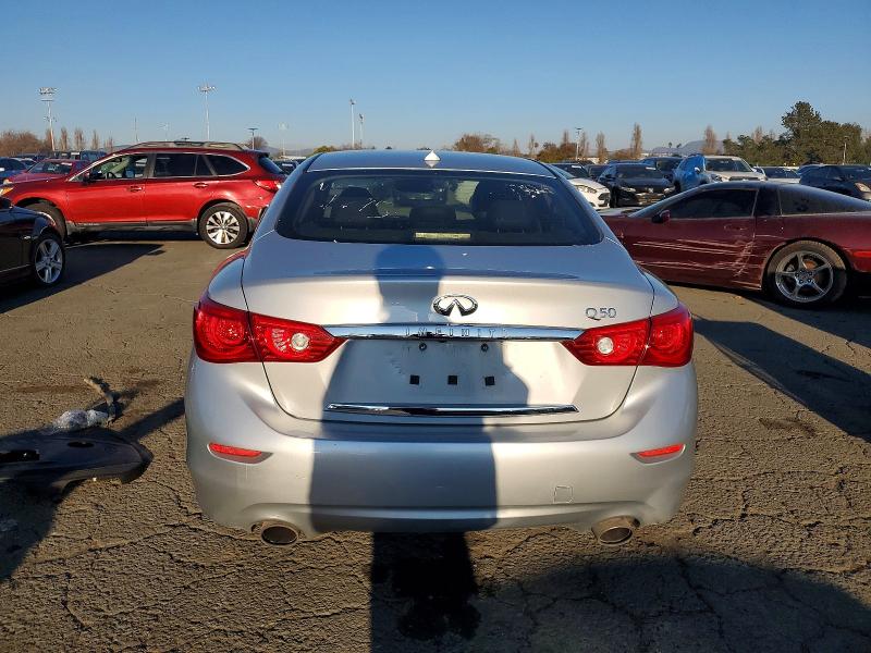 2017 Infiniti Q50 VIN JN1CV7AP0HM641840 COPART salvage auction — MECHANICAL, Ca - Dis/Dlr/Exp Only Clean Title, sold $2,700 on 2026-07-31 (photo 6)