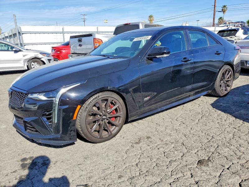 2026 Cadillac Ct4-v blac VIN 1G6D75RP3T0410017 COPART salvage auction — REPLACED VIN, Nv - Salvage Title, sold $40,000 on 2026-07-13 (photo 1)