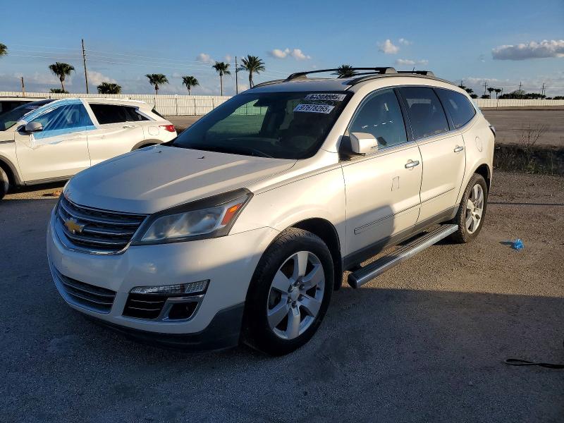 2015 Chevrolet Traverse VIN 1GNKRJKD0FJ205512 COPART salvage auction — WATER/FLOOD, Fl - Certificate Of Destruction, sold $1,500 on 2026-08-12 (photo 1)