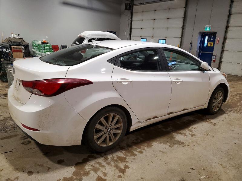 2016 Hyundai Elantra VIN KMHDH4AE3GU598532 COPART salvage auction — FRONT END, BN, sold $675 on 2026-07-09 (photo 3)