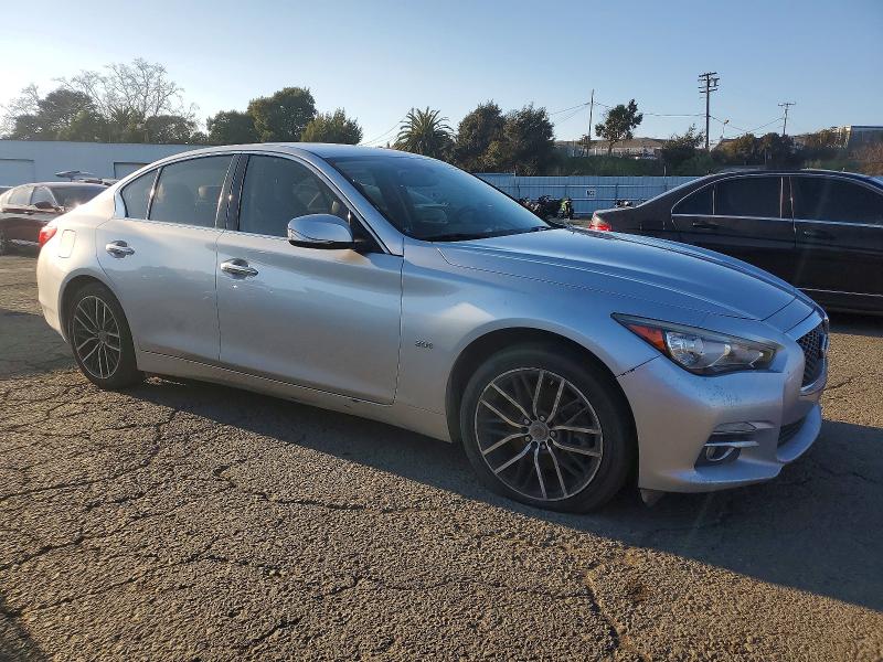 2017 Infiniti Q50 VIN JN1CV7AP0HM641840 COPART salvage auction — MECHANICAL, Ca - Dis/Dlr/Exp Only Clean Title, sold $2,700 on 2026-07-31 (photo 4)