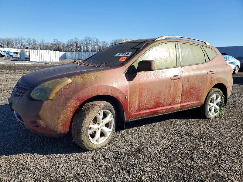2008 Nissan Rogue VIN JN8AS58V38W125034 COPART salvage auction — WATER/FLOOD, NC - SALVAGE CERTIFICATE OF TITLE, sold $200 on 2026-07-31 (photo 1)