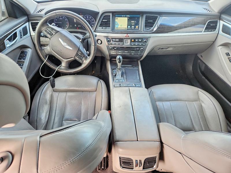 2015 Hyundai Genesis VIN KMHGN4JE6FU019411 COPART salvage auction — REAR END, Ar - Cert Of Title-Salvage, sold $600 on 2026-07-06 (photo 8)