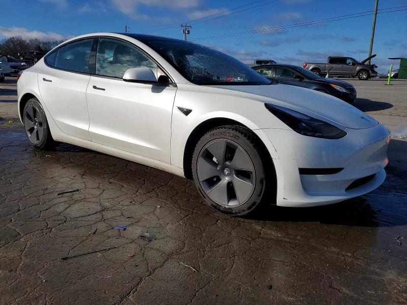 2023 Tesla Model 3 VIN 5YJ3E1EAXPF586790 COPART salvage auction — SIDE, IL - SALVAGE CERTIFICATE, sold $8,900 on 2026-07-08 (photo 4)