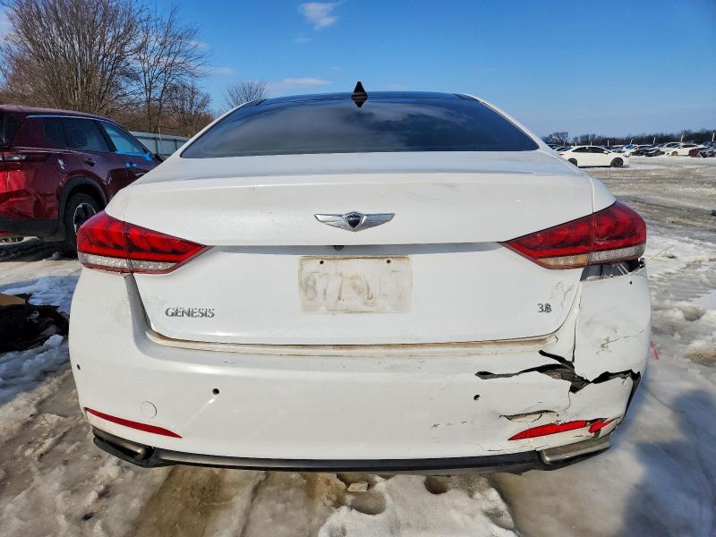 2015 Hyundai Genesis VIN KMHGN4JE6FU019411 COPART salvage auction — REAR END, Ar - Cert Of Title-Salvage, sold $600 on 2026-07-06 (photo 6)