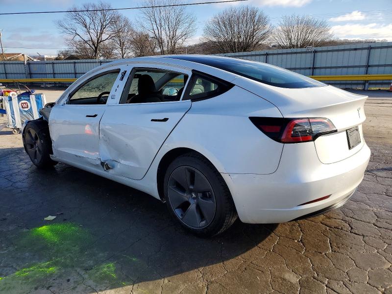 2023 Tesla Model 3 VIN 5YJ3E1EAXPF586790 COPART salvage auction — SIDE, IL - SALVAGE CERTIFICATE, sold $8,900 on 2026-07-08 (photo 2)