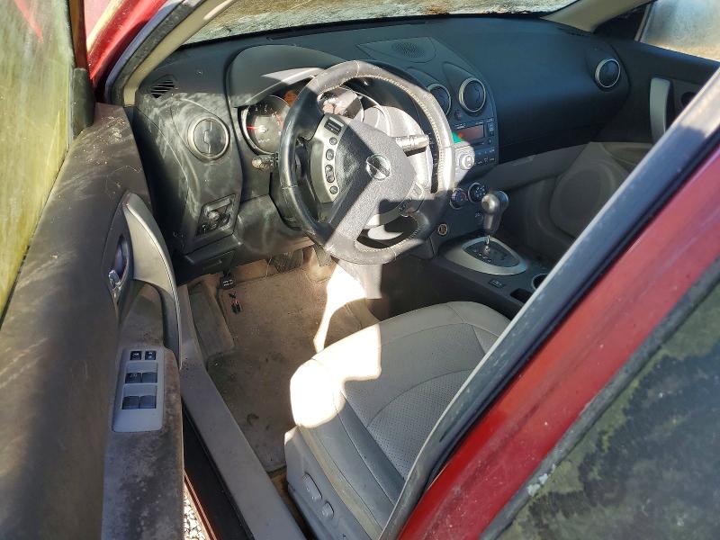 2008 Nissan Rogue VIN JN8AS58V38W125034 COPART salvage auction — WATER/FLOOD, NC - SALVAGE CERTIFICATE OF TITLE, sold $200 on 2026-07-31 (photo 8)