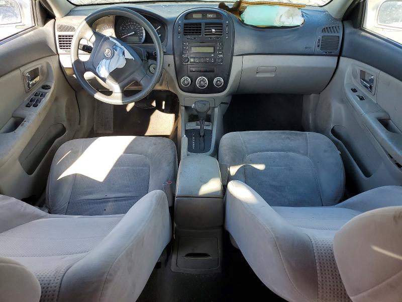 2008 Kia Spectra VIN KNAFE122185579026 COPART salvage auction — FRONT END, Nv - Salvage Title, sold $125 on 2026-07-27 (photo 8)