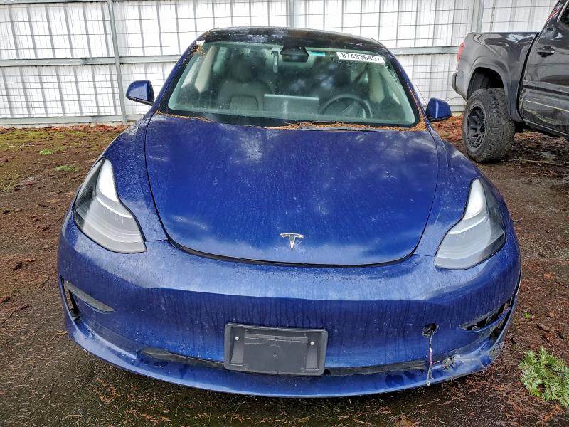 2022 Tesla Model 3 VIN 5YJ3E1EA7NF369887 COPART salvage auction — FRONT END, Ky - Red Salvage Non-Rebuildable, sold $6,319 on 2026-07-20 (photo 5)