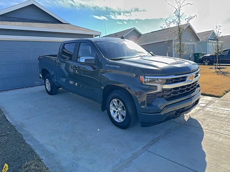 2025 Chevrolet Silverado VIN 1GCUKDED8SZ171415 COPART salvage auction — Normal Wear, TX - CERTIFICATE OF TITLE (P), sold $17,800 on 2026-02-23 (photo 1)