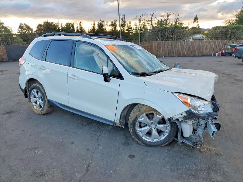 2016 Subaru Forester VIN JF2SJADC8GH431537 COPART salvage auction — FRONT END, Ca - Salvage Certificate, sold $525 on 2026-07-07 (photo 4)