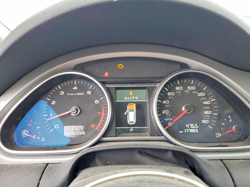 2014 Audi Q7 VIN WA1LGAFE6ED019826 COPART salvage auction — MECHANICAL, Ma - Certificate Of Title, sold $2,250 on 2026-07-09 (photo 9)