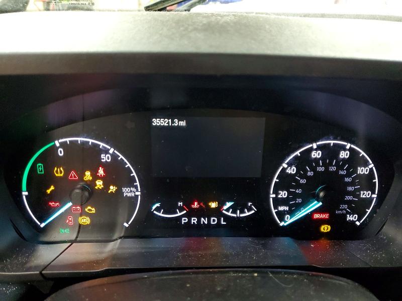 2022 Ford Maverick VIN 3FTTW8E34NRA17436 COPART salvage auction — FRONT END, Fl - Dealer Only Salvage Title, sold $8,100 on 2026-07-29 (photo 9)