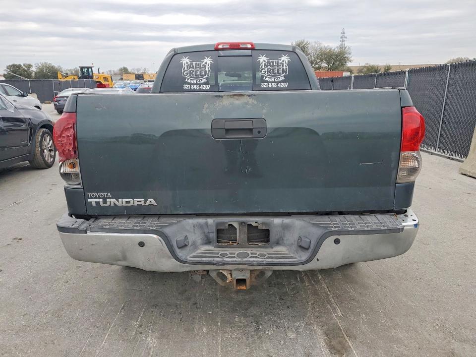 2007 Toyota Tundra VIN 5TBRT54197S453693 COPART salvage auction — REAR END, Fl - Certificate Of Title, sold $400 on 2026-07-28 (photo 6)