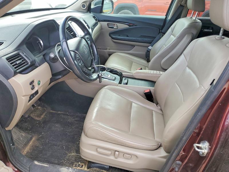 2017 Honda Pilot VIN 5FNYF6H93HB062612 COPART salvage auction — HAIL, Ks - Certificate Of Title, sold $7,200 on 2026-08-17 (photo 7)