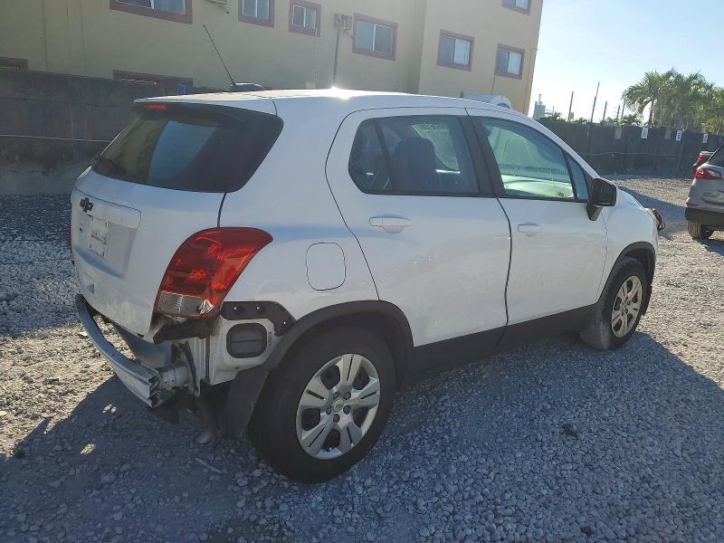 2017 Chevrolet Trax VIN KL7CJKSB3HB104581 COPART salvage auction — REAR END, Fl - Cert Of Title Slvg Rebuildable, sold $3,300 on 2026-07-27 (photo 3)