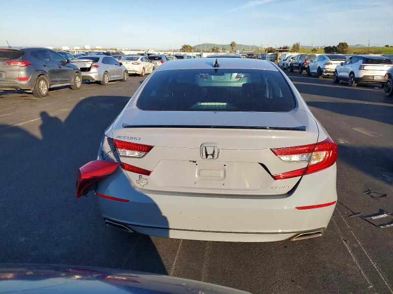 2022 Honda Accord VIN 1HGCV1F31NA016250 COPART salvage auction — STRIPPED, Tx - Salvage Vehicle Title, sold $175 on 2026-07-01 (photo 6)