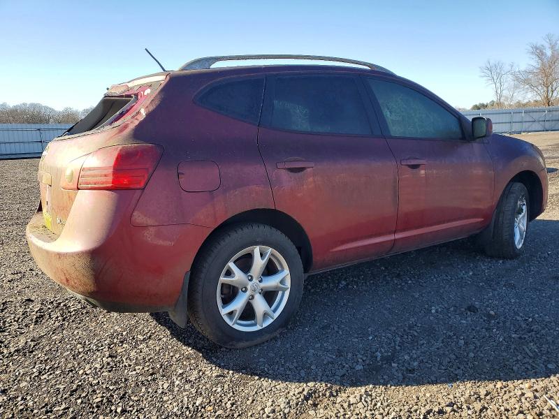 2008 Nissan Rogue VIN JN8AS58V38W125034 COPART salvage auction — WATER/FLOOD, NC - SALVAGE CERTIFICATE OF TITLE, sold $200 on 2026-07-31 (photo 3)
