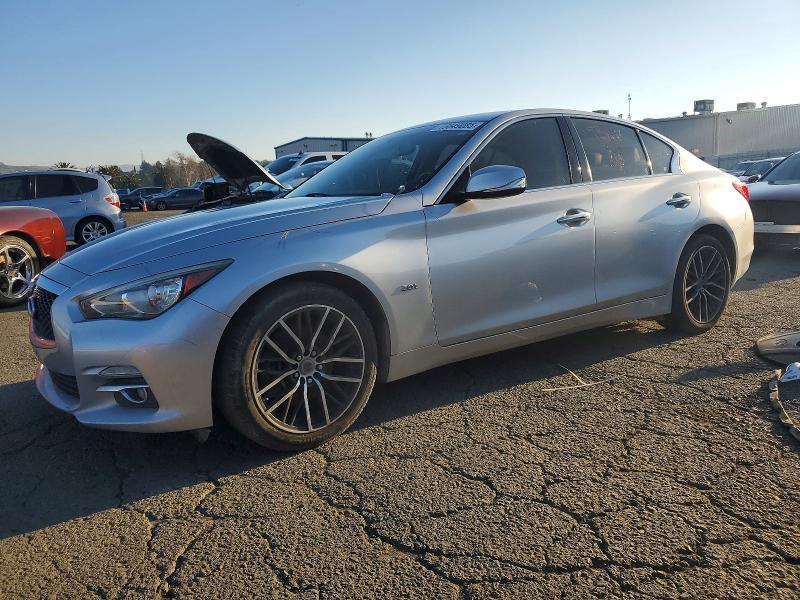 2017 Infiniti Q50 VIN JN1CV7AP0HM641840 COPART salvage auction — MECHANICAL, Ca - Dis/Dlr/Exp Only Clean Title, sold $2,700 on 2026-07-31 (photo 1)