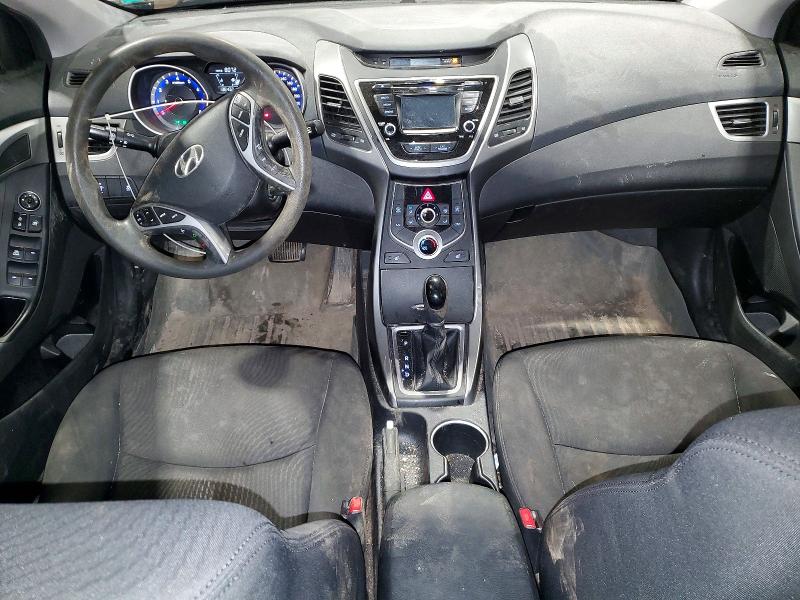 2016 Hyundai Elantra VIN KMHDH4AE3GU598532 COPART salvage auction — FRONT END, BN, sold $675 on 2026-07-09 (photo 8)