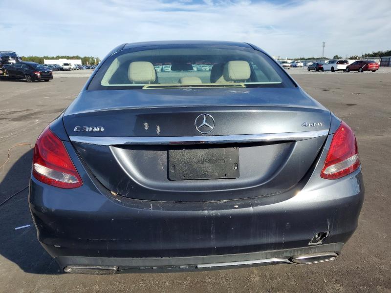 2015 Mercedes-benz C class VIN 55SWF4KB4FU032554 COPART salvage auction — FRONT END, Fl - Cert Of Title Slvg Rebuildable, sold $4,100 on 2026-08-31 (photo 6)