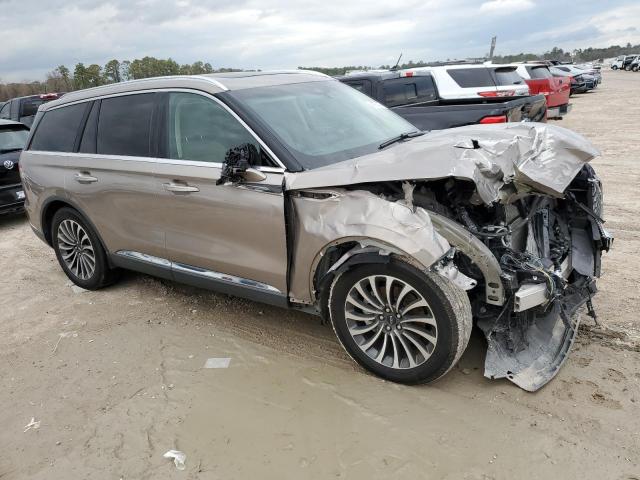 2021 Lincoln Aviator VIN 5LM5J7WC5MGL14424 COPART salvage auction — FRONT END, TX - , sold $6,800 on 2024-03-22 (photo 4)