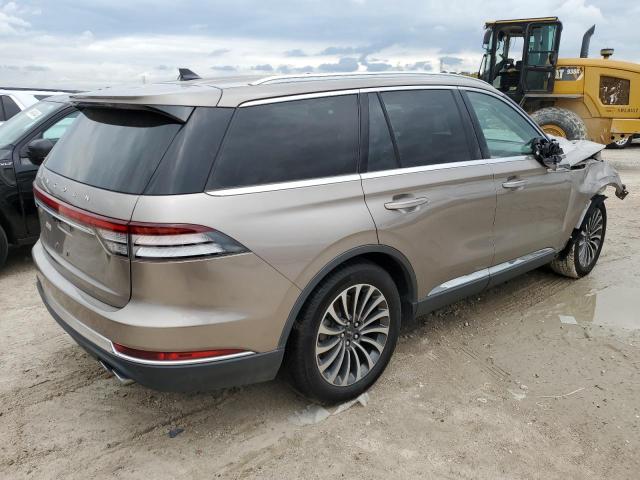 2021 Lincoln Aviator VIN 5LM5J7WC5MGL14424 COPART salvage auction — FRONT END, TX - , sold $6,800 on 2024-03-22 (photo 3)