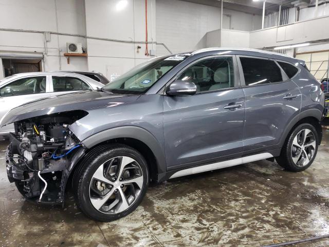 2017 Hyundai Tucson VIN KM8J33A24HU391313 COPART salvage auction — REAR END, Tx - Certificate Of Title, sold $1,450 on 2026-07-27 (photo 1)