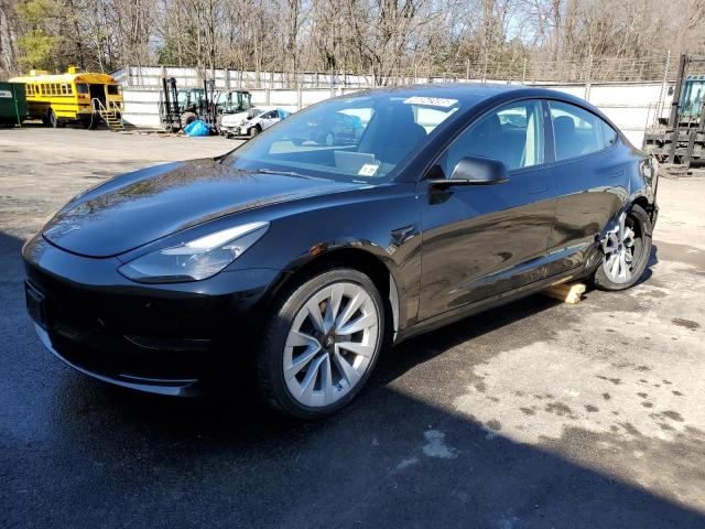 2022 Tesla Model 3 VIN 5YJ3E1EA4NF289558 COPART salvage auction — REAR END, NJ - CERTIFICATE OF TITLE, sold $6,400 on 2025-03-17 (photo 1)