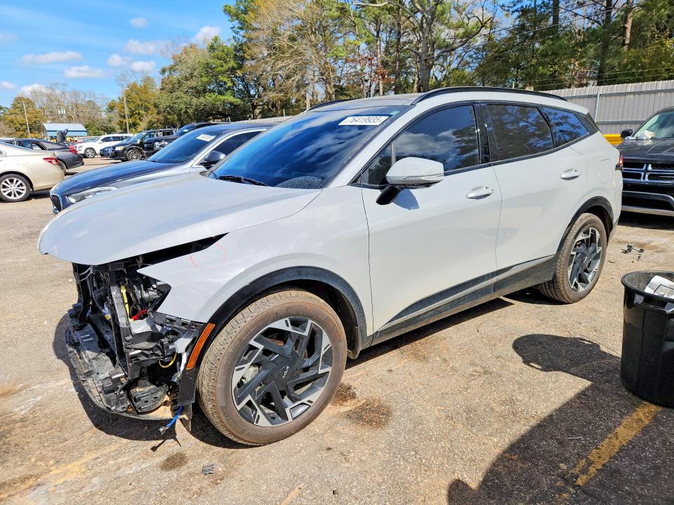 2025 Kia Sportage VIN 5XYK53DF5SG270039 COPART salvage auction — FRONT END, Al - Certificate Of Title, sold $1,100 on 2026-07-27 (photo 1)