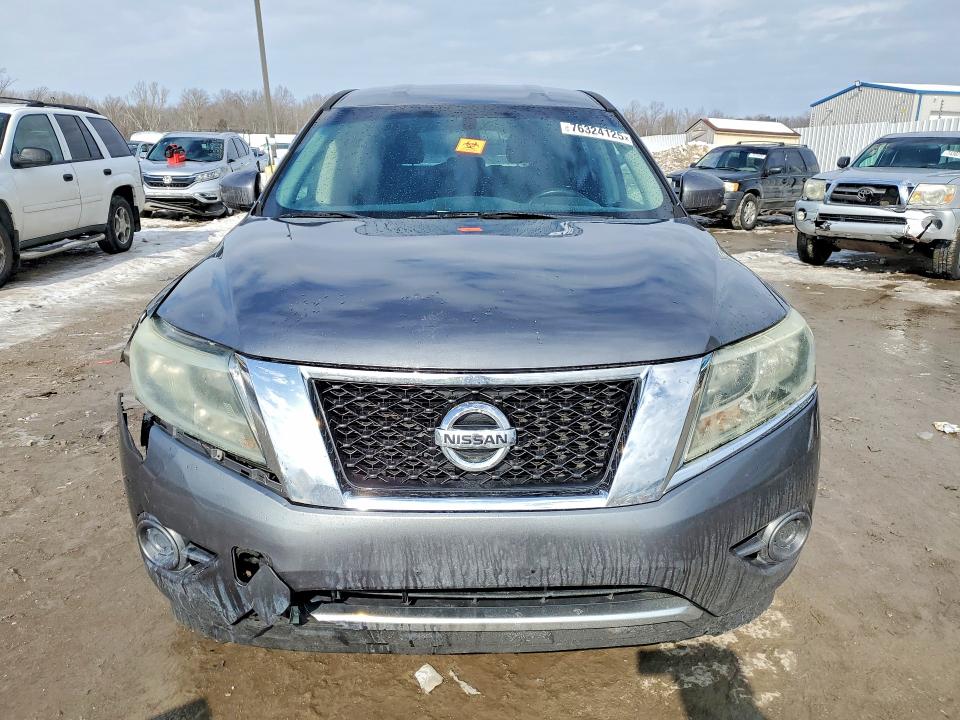 2015 Nissan Pathfinder VIN 5N1AR2MN2FC622825 COPART salvage auction — FRONT END, In - Certificate Of Title, sold $300 on 2026-07-02 (photo 5)