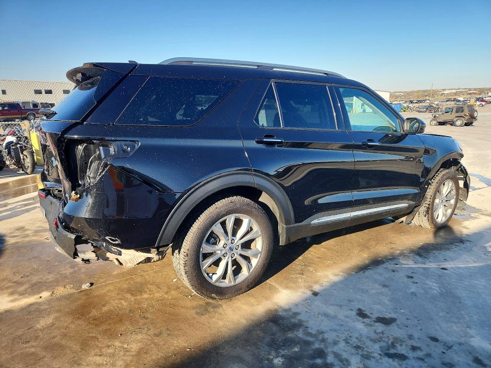 2023 Ford Explorer VIN 1FMSK8FH6PGA60098 COPART salvage auction — FRONT END, Va - Certificate Of Title, sold $12,800 on 2026-07-02 (photo 3)