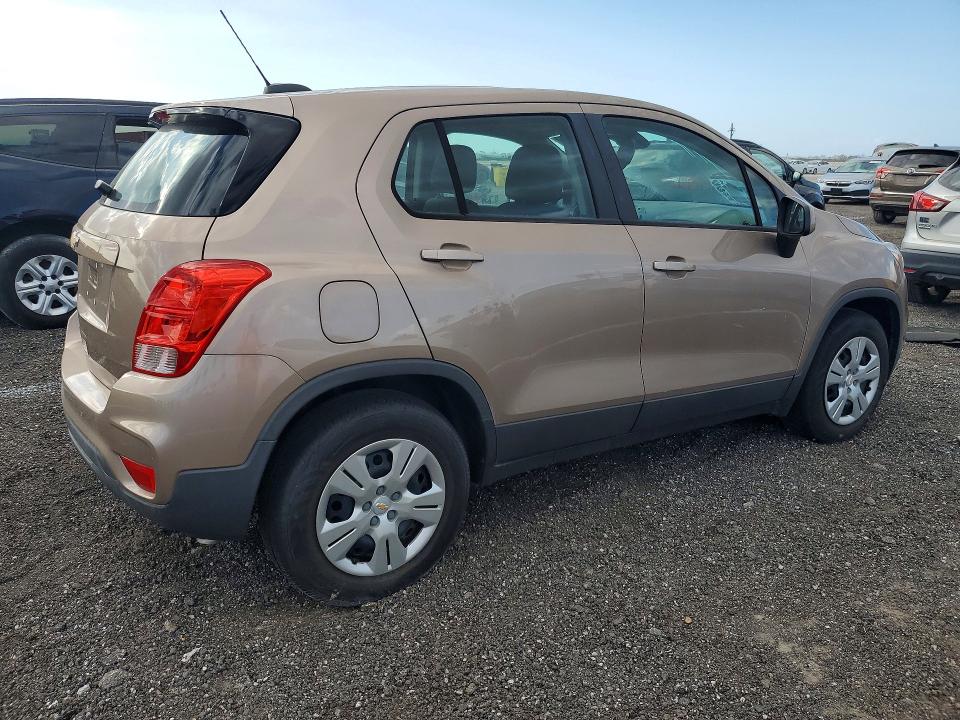 2018 Chevrolet Trax VIN 3GNCJKSB9JL410747 COPART salvage auction — WATER/FLOOD, Fl - Cert Of Title-Slvg Rebld Flood, sold $2,900 on 2026-08-12 (photo 3)