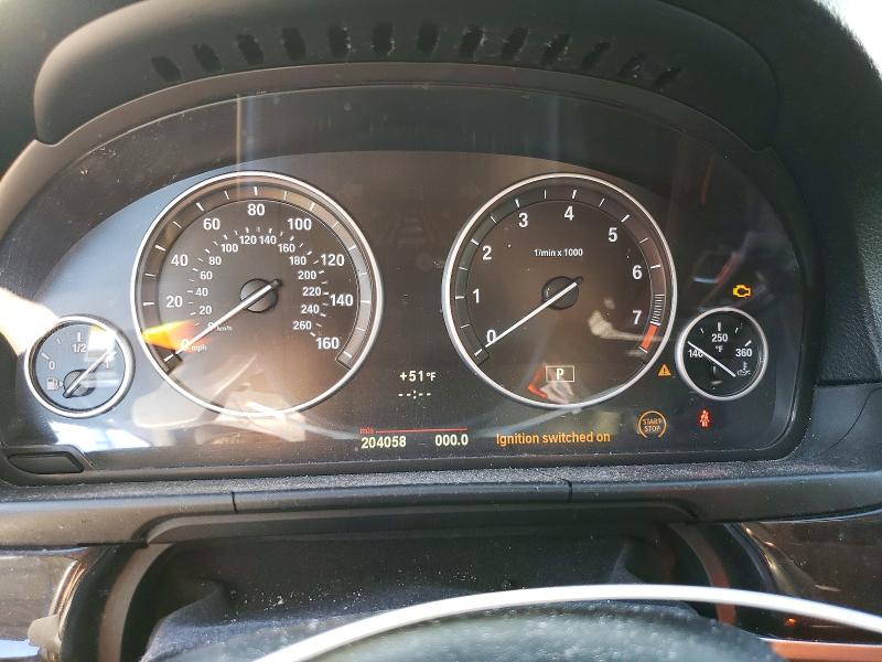 2013 BMW 5 series VIN WBAXG5C58DD234784 COPART salvage auction — MECHANICAL, Fl - Certificate Of Title (P), sold $1,000 on 2026-07-28 (photo 9)