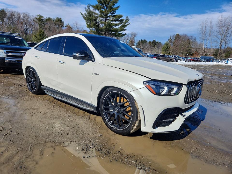 2022 Mercedes-Benz GLE-Class VIN 4JGFD6BB8NA744832 COPART salvage auction — Front End, CA - CERTIFICATE OF TITLE, sold $31,000 on 2026-07-01 (photo 4)