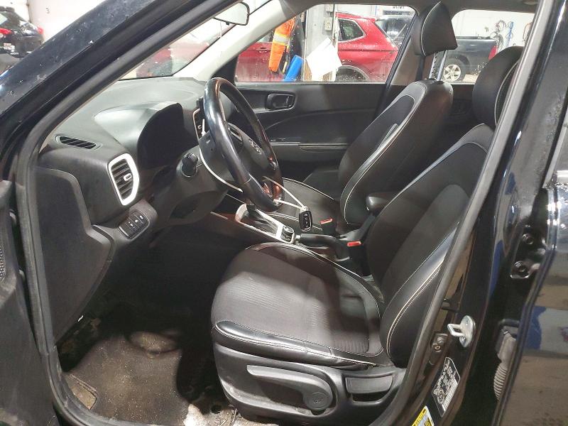 2022 Hyundai Venue VIN KMHRC8A35NU144631 COPART salvage auction — FRONT END, NS - SALVAGE TITLE, sold $2,400 on 2026-07-09 (photo 7)