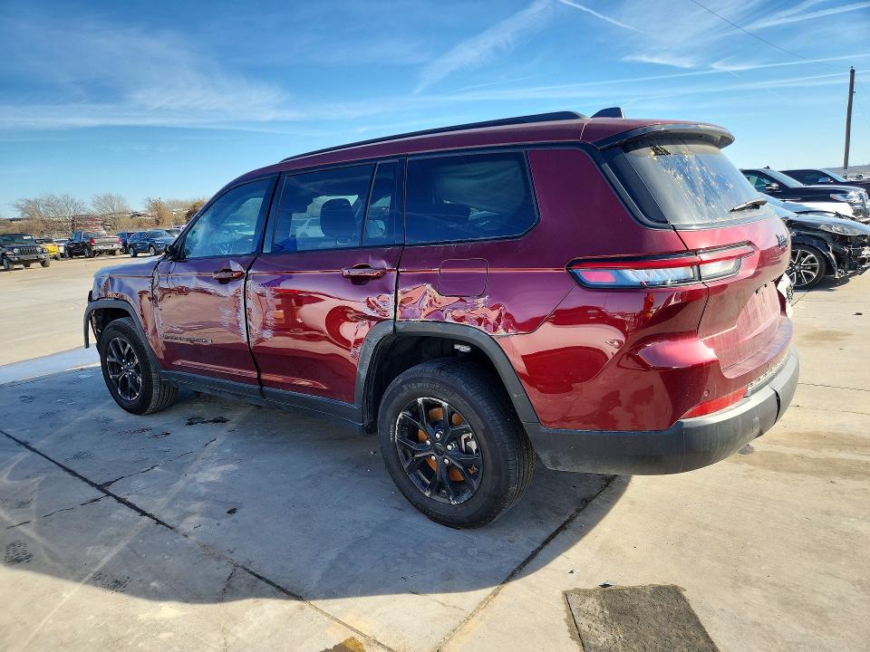 2025 Jeep Grand cher VIN 1C4RJJAG6S8697491 COPART salvage auction — SIDE, Tx - Certificate Of Title (P), sold $15,600 on 2026-07-02 (photo 2)