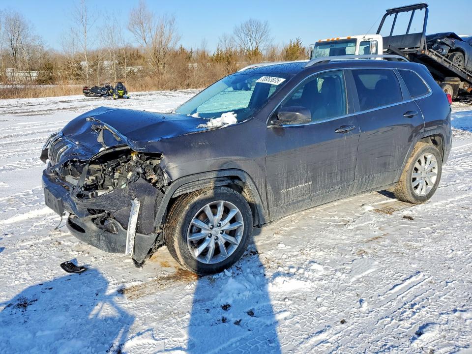 2017 Jep Cherokee VIN 1C4PJLDB0HW642767 COPART salvage auction — FRONT END, ST, sold $1,500 on 2026-07-23 (photo 1)