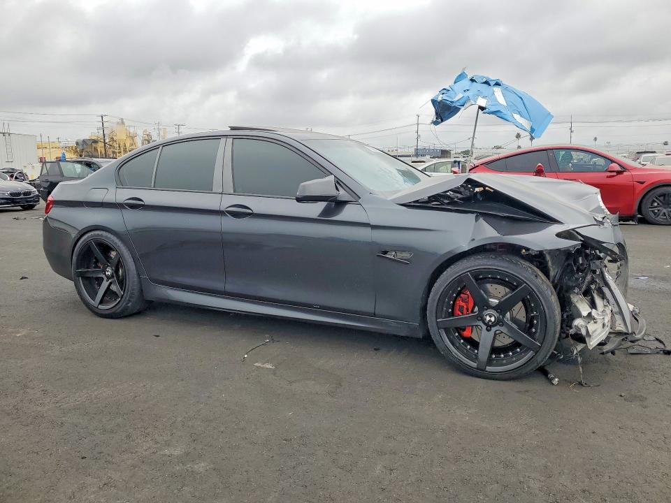 2011 BMW 5 series VIN WBAFR7C52BC607256 COPART salvage auction — FRONT END, Ca - Salvage Certificate, sold $400 on 2026-08-03 (photo 4)
