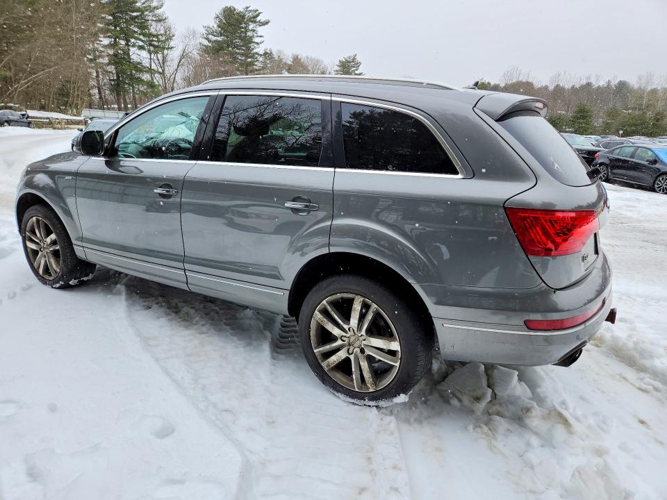 2014 Audi Q7 VIN WA1LGAFE6ED019826 COPART salvage auction — MECHANICAL, Ma - Certificate Of Title, sold $2,250 on 2026-07-30 (photo 2)