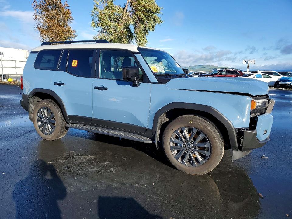 2025 Toyota Land cruiser VIN JTEABFAJXSK026813 COPART salvage auction — Front End, CA - SALVAGE CERTIFICATE, sold $29,250 on 2026-06-08 (photo 4)