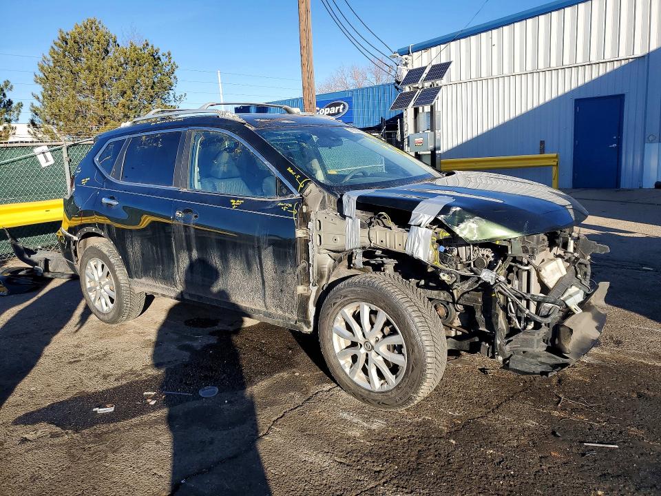 2019 Nissan Rogue VIN 5N1AT2MT0KC722626 COPART salvage auction — FRONT END, Co - Public - Salvage Title, sold $2,050 on 2026-07-09 (photo 4)