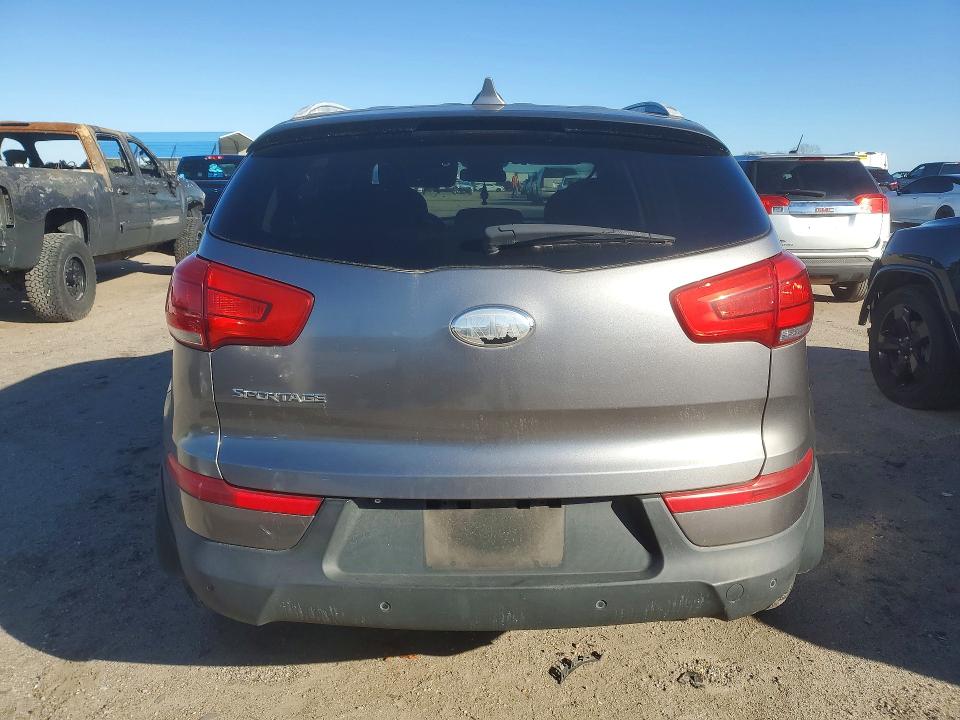 2014 Kia Sportage VIN KNDPB3AC1E7547375 COPART salvage auction — MECHANICAL, Al - Certificate Of Title, sold $1,600 on 2026-07-02 (photo 6)