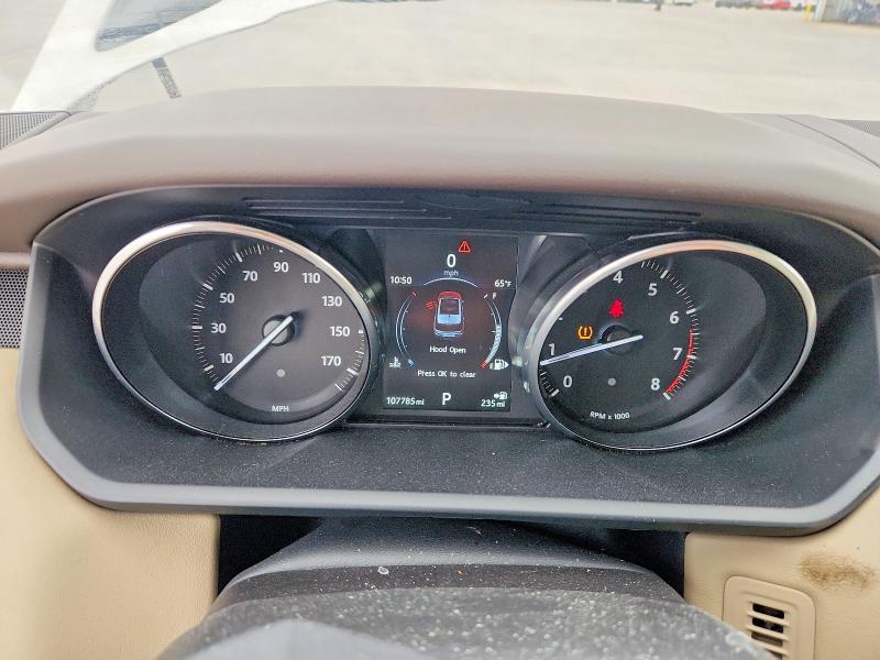 2016 Land rover Rangerover VIN SALWR2PF7GA663889 COPART salvage auction — FRONT END, Tx - Salvage Vehicle Title, sold $5,500 on 2026-07-02 (photo 9)