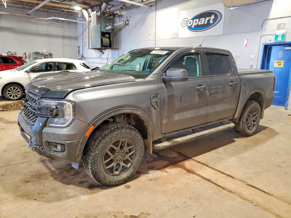 2025 Ford Ranger VIN 1FTER4HP2SLE16217 COPART salvage auction — FRONT END, Ns - Salvage Title, sold $17,100 on 2026-08-20 (photo 1)