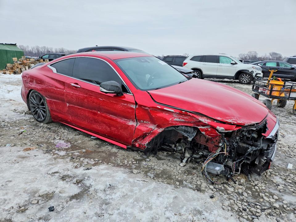 2017 Infiniti Q60 VIN JN1FV7EL1HM701516 COPART salvage auction — FRONT END, Il - Salvage Certificate, sold $3,450 on 2026-07-08 (photo 4)