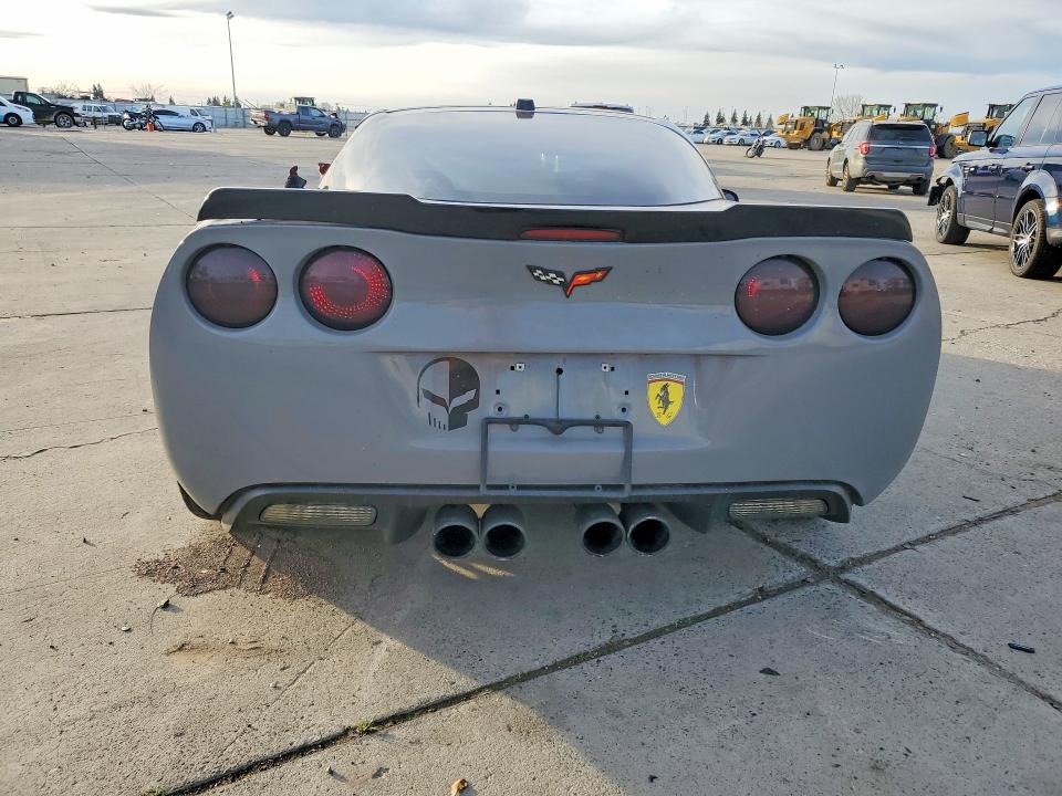 2005 Chev Corvette VIN 1G1YY24U755136682 COPART salvage auction — SIDE, CA - SALVAGE CERTIFICATE, sold $4,900 on 2026-07-06 (photo 6)