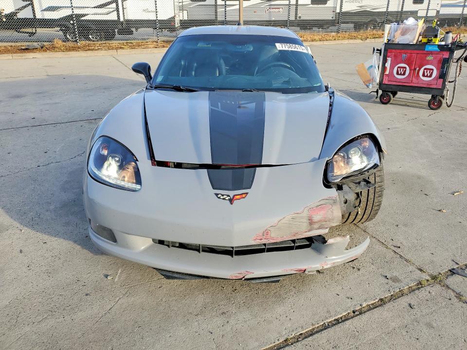 2005 Chev Corvette VIN 1G1YY24U755136682 COPART salvage auction — SIDE, CA - SALVAGE CERTIFICATE, sold $4,900 on 2026-07-06 (photo 5)