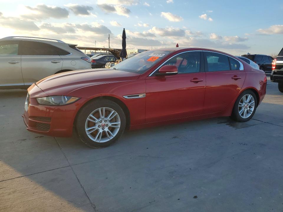 2018 Jaguar Xe VIN SAJAJ4FX2JCP37814 COPART salvage auction — WATER/FLOOD, Tx - Certificate Of Title, sold $3,550 on 2026-07-09 (photo 1)